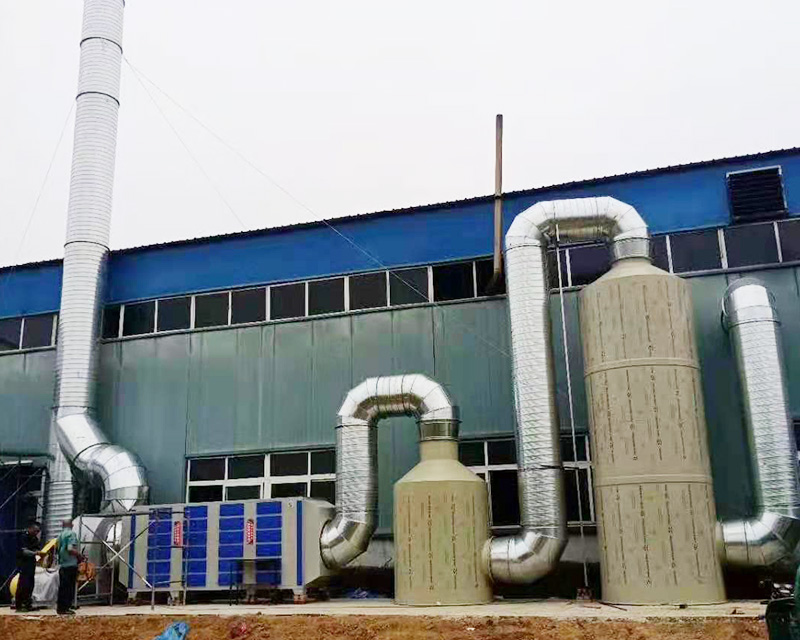 设置在高层建筑内的通风排烟管道设施