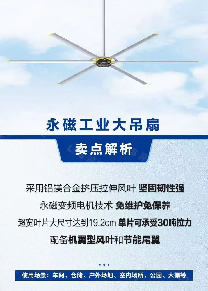 工业大吊扇原理